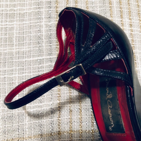 Ankle Strap 3.5" Wedge Sandals Made in Spain - Picture 5 of 16